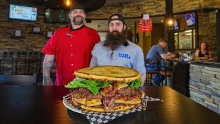 THE TOUGHEST CHALLENGE IVE ATTEMPTED ALL YEAR  THE 10LB BURGATORY CHALLENGE  BeardMeatsFood [upl. by Gutow]