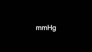 mmHg pronunciation english mmHg definition english [upl. by Yrkcaz]