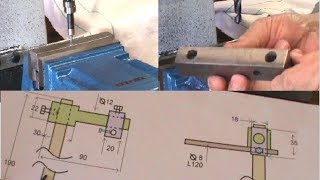 Fabriquer une butée réglable sur table de fraiseuse Partie 1 [upl. by Rimas]