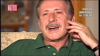 Paolo Borsellino parla della sua amicizia con Giovanni Falcone dopo la Strage di Capaci [upl. by Zat]