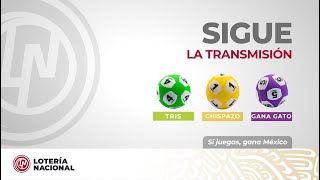 Sorteo Chispazo Clásico 10816 Tris Clásico 33047 y Gana Gato 2754 [upl. by Ahseik]