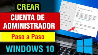 ✅ Como convertir una cuenta de usuario estándar en Administrador en Windows 10 [upl. by Sirromaj]