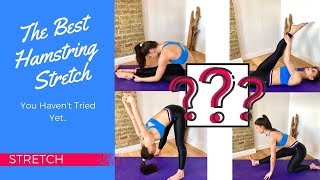 The Best Hamstring Stretch  That You Havent Tried Yet [upl. by Henarat751]