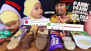 PRANK AISKRIM Keluar DAR4H SAMPAI PIPI Z0L4 TAK0T quottak kuat JANGAN TENGOKquot [upl. by Ahael]