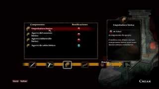 Kingdoms of Amalur Reckoning  Tutorial How to use Blacksmith  Herrería [upl. by Okiruy999]