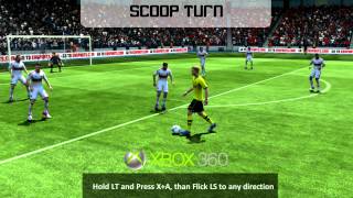 FIFA 13 Skill Move Tutorial  All Skills Tutorial Including New Skills  Xbox 360 [upl. by Ayanal]