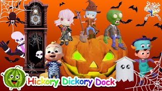 Hickory Dickory Dock  ITS HALLOWEEN  EduFam Nursery Rhymes amp Kids Songs [upl. by Annenn]