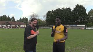 Merstham 31 Egham Town  Interview Aaron Goode  29 Apr 2023 [upl. by Whyte]