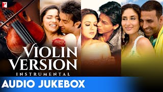 Violin Version  10 Soulful Melodies  Audio Jukebox  Instrumental  Manas Kumar [upl. by Dare]