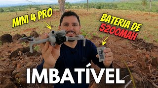 𝘿𝙅𝙄 𝙈𝙄𝙉𝙄 𝟰 𝙋𝙍𝙊 COM BATERIA 𝙀𝙎𝙏𝙀𝙉𝘿𝙄𝘿𝘼 𝘿𝙀 𝟱𝟮𝟬𝟬𝙢𝙖𝙝 TESTE DE DISTÂNCIA [upl. by Natka]