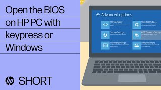 How to open the BIOS on your HP computer  HP Support [upl. by Nahgeem]