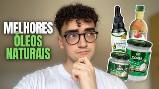 MELHORES ÓLEOS NATURAIS PARA O SEU CABELO CACHEADOCRESPO MASCULINO [upl. by Tennies]