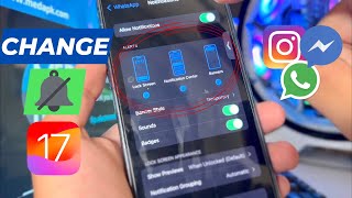 App Notification Sound in iOS 17 is Different  The Solution [upl. by Acinimod]