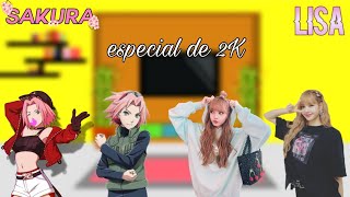 sala naruto meninos  o kakashi reage sakura as lisa de blackpink [upl. by Scarrow]