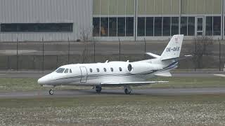 CITATION 560 XLS OEGKE DEPARTING ZURICH AIRPORT LSZH 151 WEF 2024 VISITOR [upl. by Haig]