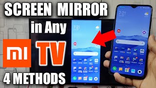 Screen Mirroring in Mi TV Pro  Screencast amp Miracast after Android 9 Update [upl. by Shargel]