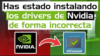 Esta es la MEJOR forma de instalar los Drivers de NVIDIA  NVCleanstall [upl. by Bourke863]