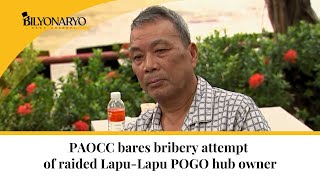 PAOCC bares bribery attempt of raided LapuLapu POGO hub owner [upl. by Aihsikal]