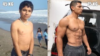 MI TRANSFORMACIÓN CON CALISTENIA  ¿Cómo gané Masa Muscular sin pesas [upl. by Nabala]