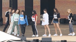 180723 트와이스 TWICE Dance The Night Away 사복 리허설 Rehearsal 4K 직캠  울산 서머페스티벌 음악중심 by Spinel [upl. by Raknahs743]