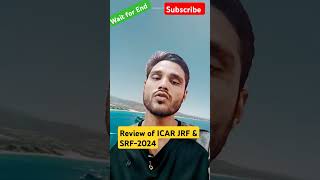 Review of ICAR JRFSRF2024icarjrficarsrfexamreviewicarexam2024shortsagricultureshortvideo [upl. by Rhianon865]