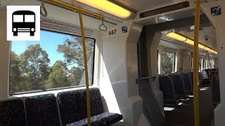 Transperth Trains BSeries EMU Batch Two  Warnbro to Mandurah Mandurah Line Perth [upl. by Ecinahc508]