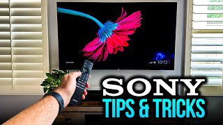 14 Sony TV Tips Tricks And Secret Menu [upl. by Soigroeg]