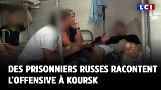 LCI sur le terrain en Ukraine  des prisonniers russes racontent loffensive à Koursk [upl. by Aleunamme]