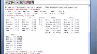 R Estadísticos descriptivos medias percentiles   UPV [upl. by Flin]