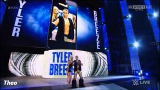 WWE Tyler Breeze entrance with Summer Rae 2015 [upl. by Farrington]