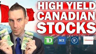 Canadian Dividend Stocks To Buy For High Yield Passive Income [upl. by Atekihc]