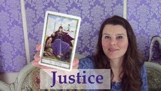 11 The Justice Tarot Card Meaning Upright amp Reversed Meaning of the Major Arcana Cards [upl. by Seraphina]