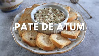 Como fazer Paté de atum  Food From Portugal [upl. by Laurianne]