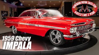 1959 Chevrolet Impala Restomod For Sale Vanguard Motor Sales 9152 [upl. by Kirch]