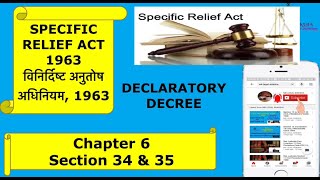 DECLARATORY DECREE under Specific Relief Act [upl. by Annaik]