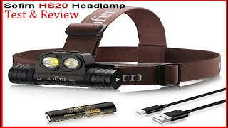 Sofirn HS20  Kopflampe  Stirnlampe  Headlamp  Doppel LED  Test  Review sofirn hs20 test [upl. by Drolyag]