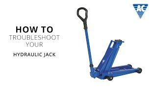 Troubleshooting your hydraulic jack [upl. by Stag80]