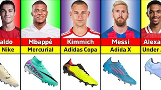 Top 50 Footballer and Their Favorite Boots [upl. by Burne]