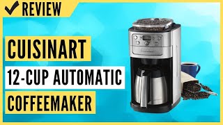 Cuisinart DGB900BC Grind amp Brew Thermal 12Cup Automatic Coffeemaker Review [upl. by Einhapets]