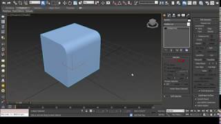 Fillet and chamfer in 3ds max [upl. by Melise684]