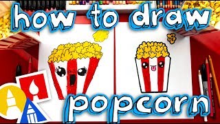 How To Draw Funny Popcorn [upl. by Cheney158]