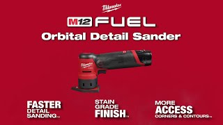 M12 FUEL™ Orbital Detail Sander [upl. by Kinom820]