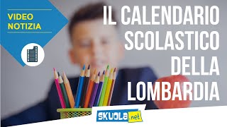 Calendario scolastico Lombardia 202021 tutto quello da sapere [upl. by Allana]