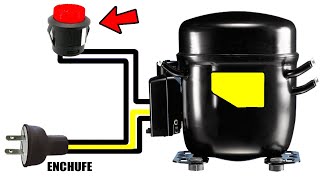 Antes de TIRAR tu vieja NEVERA o refrigerador retira el Motor COMPRESOR para tus PROYECTOS [upl. by Neelyhtak]