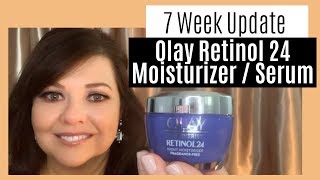 OLAY RETINOL 24 UPDATE AFTER 7 WEEKS USE Results [upl. by Kolosick]