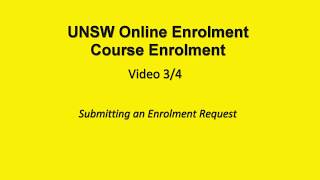 Course Enrolment 3 of 4 – Submitting an enrolment request [upl. by Eimar]