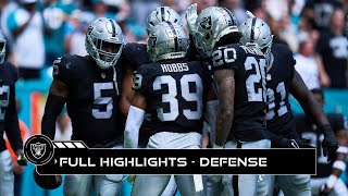 Raiders Top 2023 Defensive Plays  Full Highlights  NFL [upl. by Mutua]