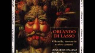 Orlando di Lasso quotVillanelle Moresche e Altre Canzonequot Concerto Italiano [upl. by Kenti474]