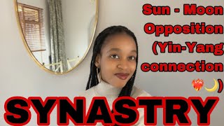 SYNASTRY Sun opposite Moon synastry yinyang connection ❤️‍🔥🌙 [upl. by Reld]