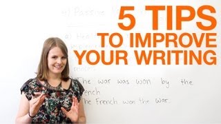 5 tips to improve your writing [upl. by Yaniv]